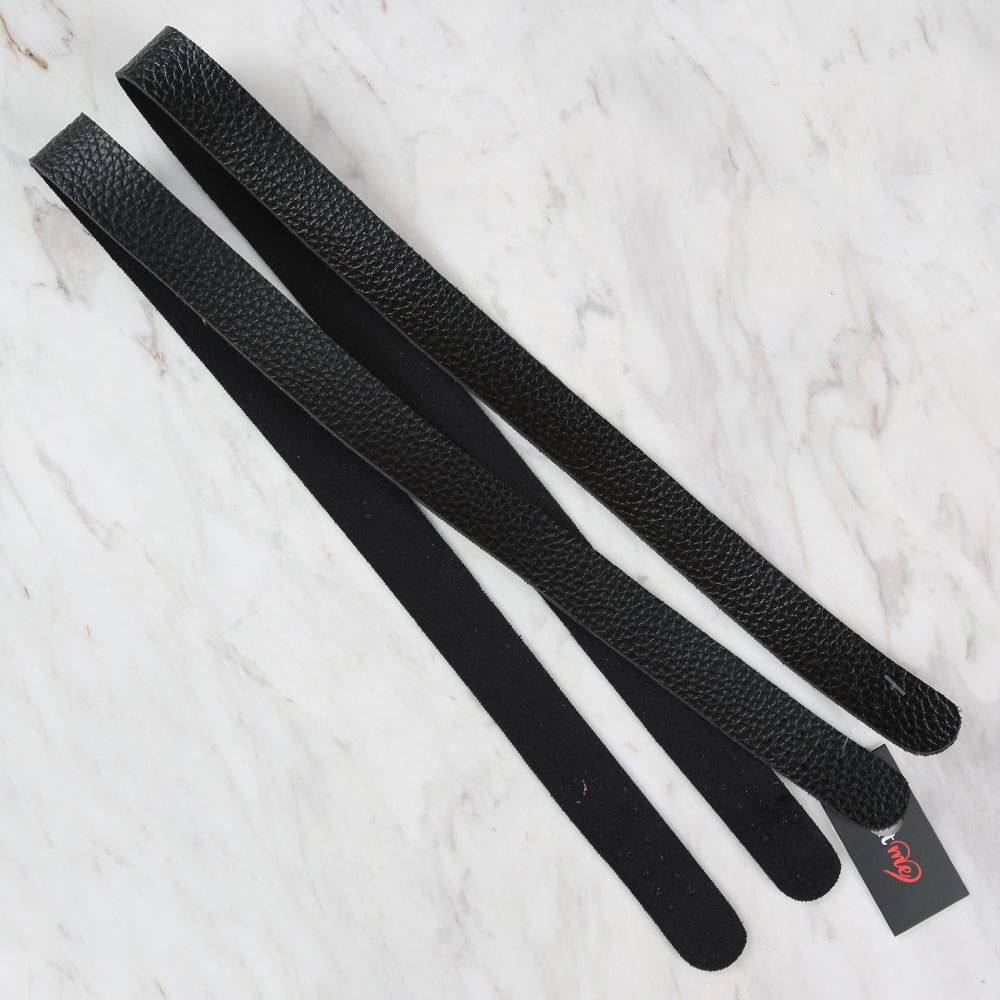 Knitme Spor Dikişli Çanta Askısı 75X2,5 cm Siyah BA-0006